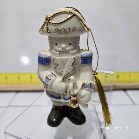 Lenox Annual Nutcracker Ornament 2003 Yuletide Nutcracker  Porcelain - Picture 1 of 9